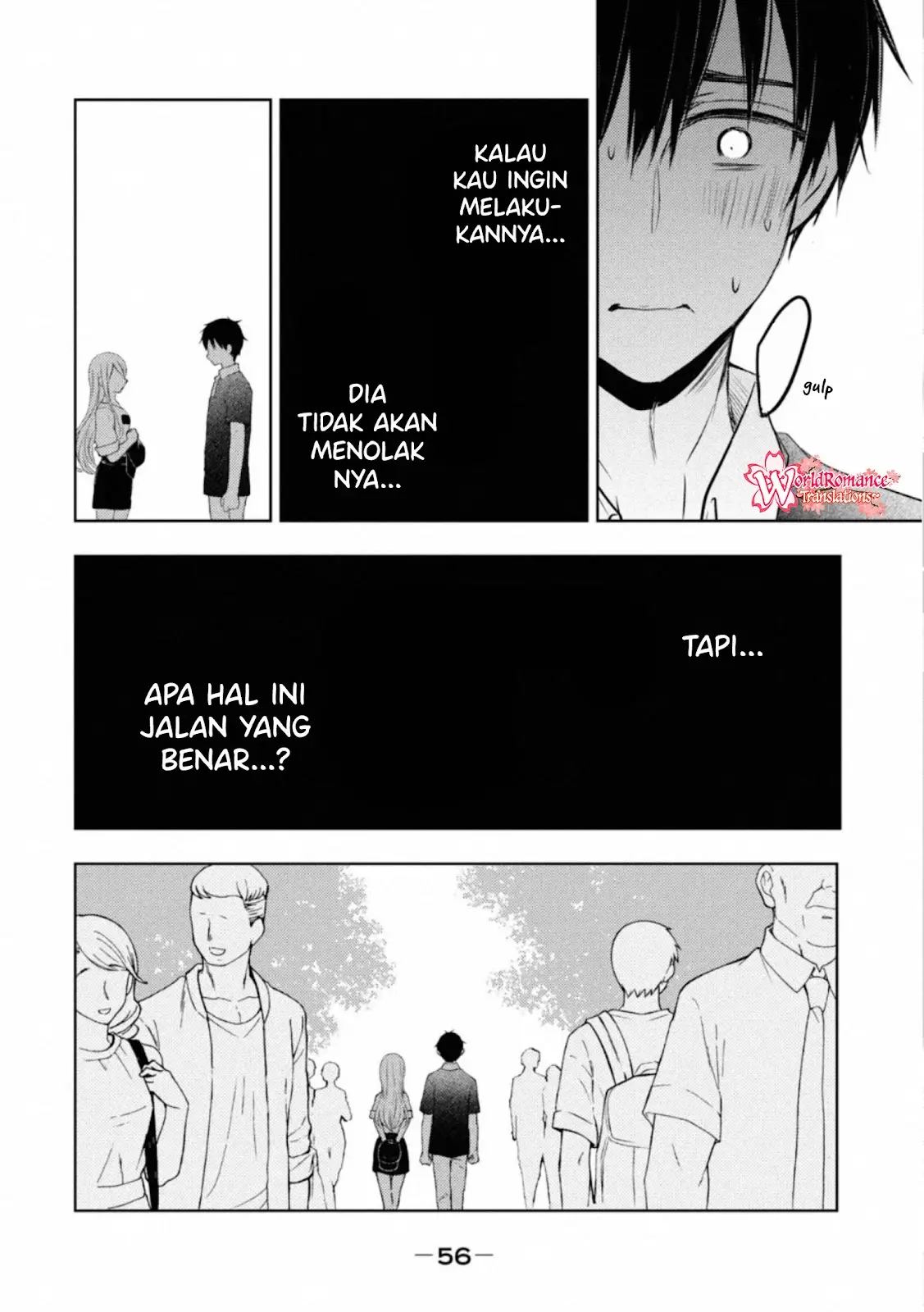 Watari-kun no xx ga Houkai Sunzen Chapter 54 Bahasa Indonesia