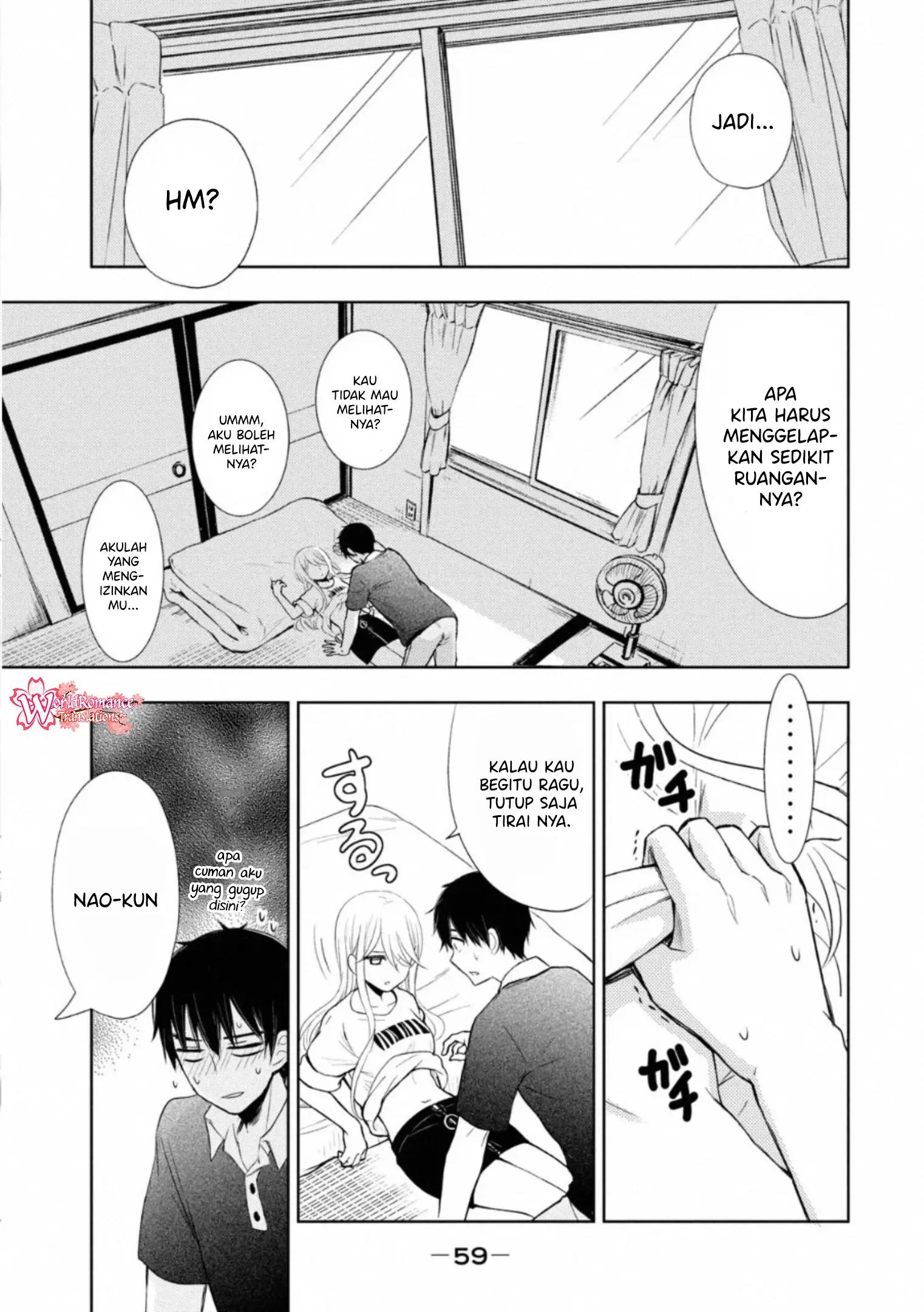 Watari-kun no xx ga Houkai Sunzen Chapter 54 Bahasa Indonesia