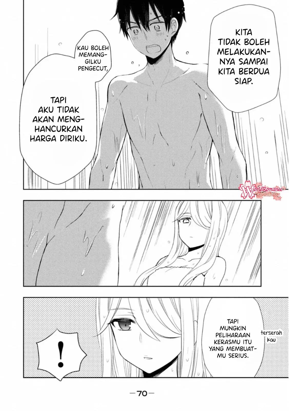 Watari-kun no xx ga Houkai Sunzen Chapter 54 Bahasa Indonesia