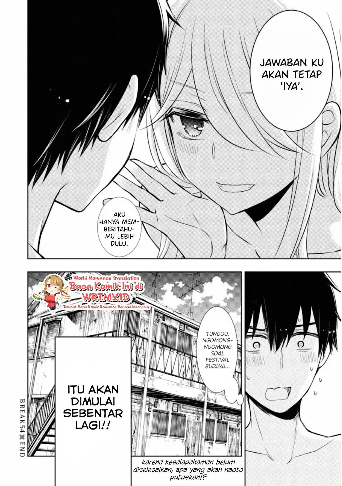 Watari-kun no xx ga Houkai Sunzen Chapter 54 Bahasa Indonesia