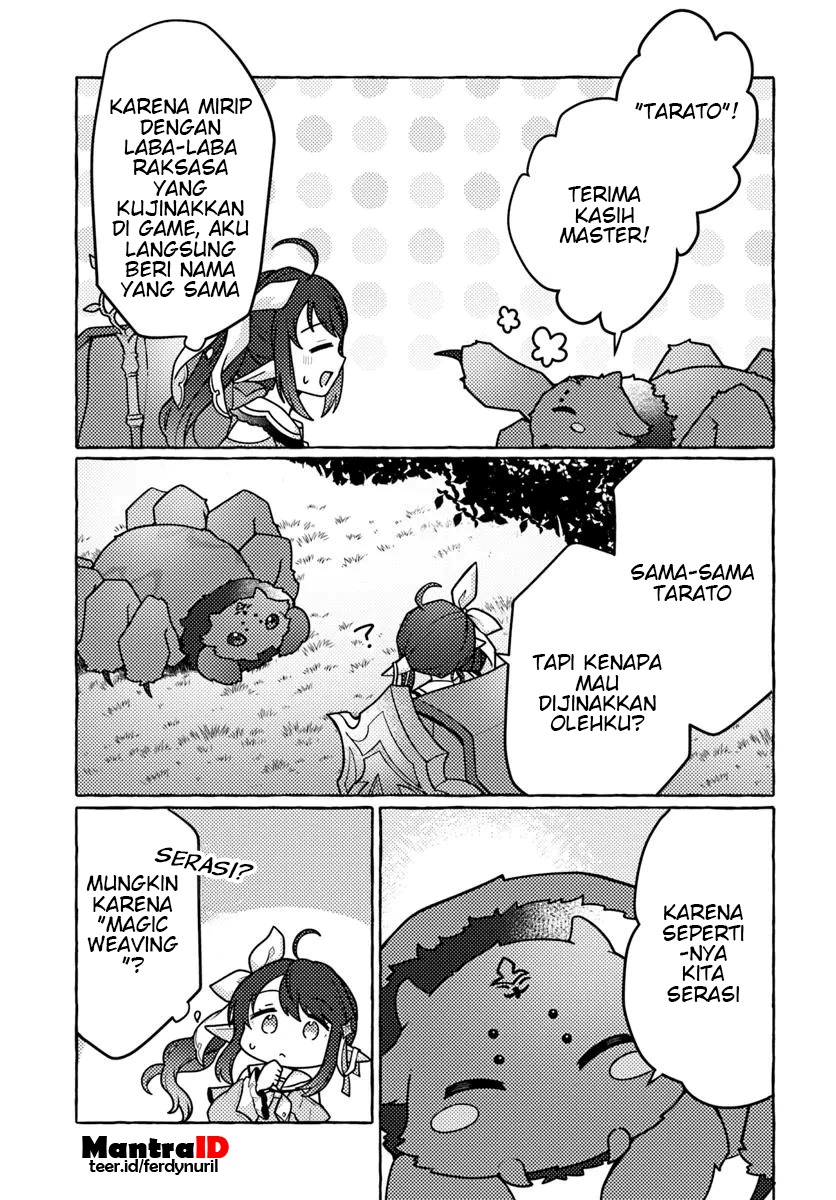 Watashi Kumo na Monster wo Tame Shitanode Chapter 01 Bahasa Indonesia