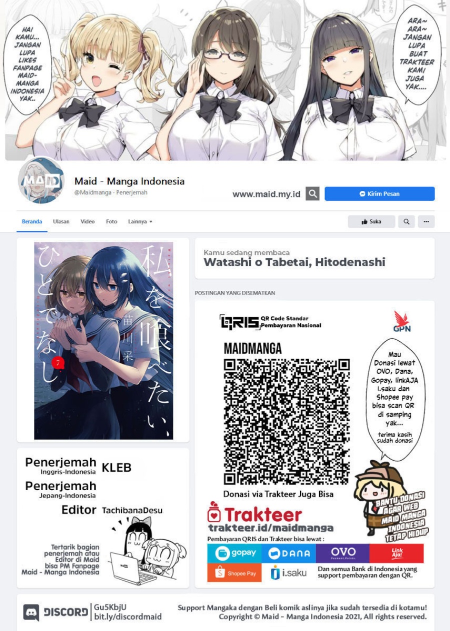 Dilarang COPAS - situs resmi www.mangacanblog.com - Komik watashi o tabetai hitodenashi 040 - chapter 40 41 Indonesia watashi o tabetai hitodenashi 040 - chapter 40 Terbaru 1|Baca Manga Komik Indonesia|Mangacan