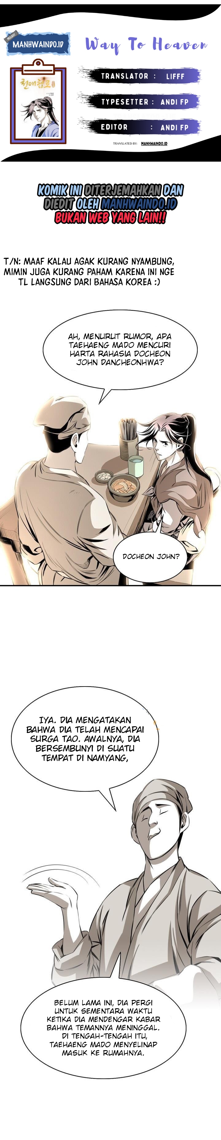 Way To Heaven Chapter 23 Bahasa Indonesia