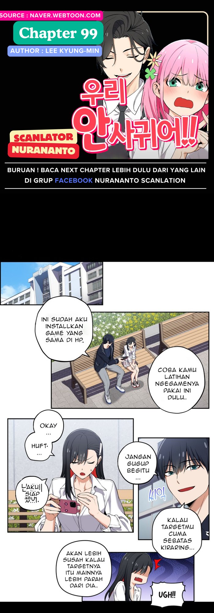We’re Not Dating!! Chapter 99 Bahasa Indonesia