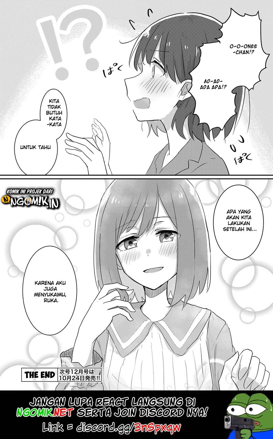 We Graduated From Being Sisters to Girlfriends Chapter 00 Bahasa Indonesia