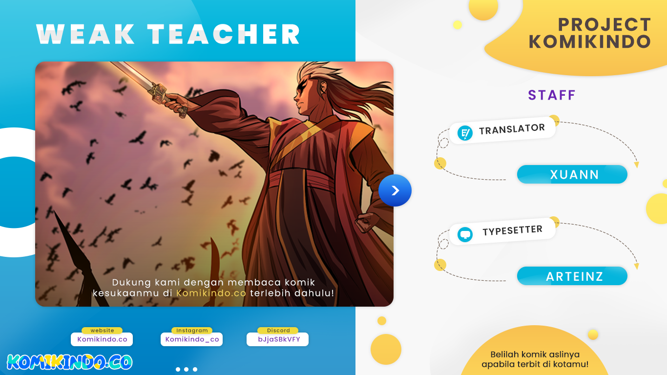 Weak Teacher Chapter 119 Bahasa Indonesia