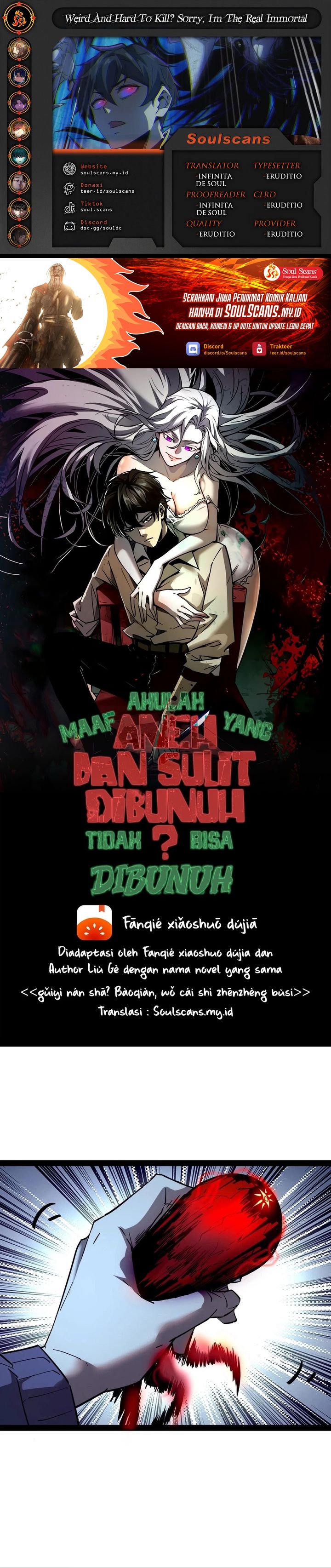 Weird and Hard to Kill? Sorry, I’m the Real Immortal chapter 80