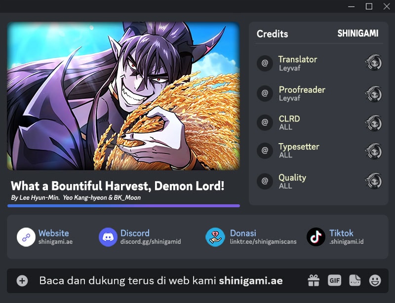 What A Bountiful Harvest, Demon Lord! chapter 18