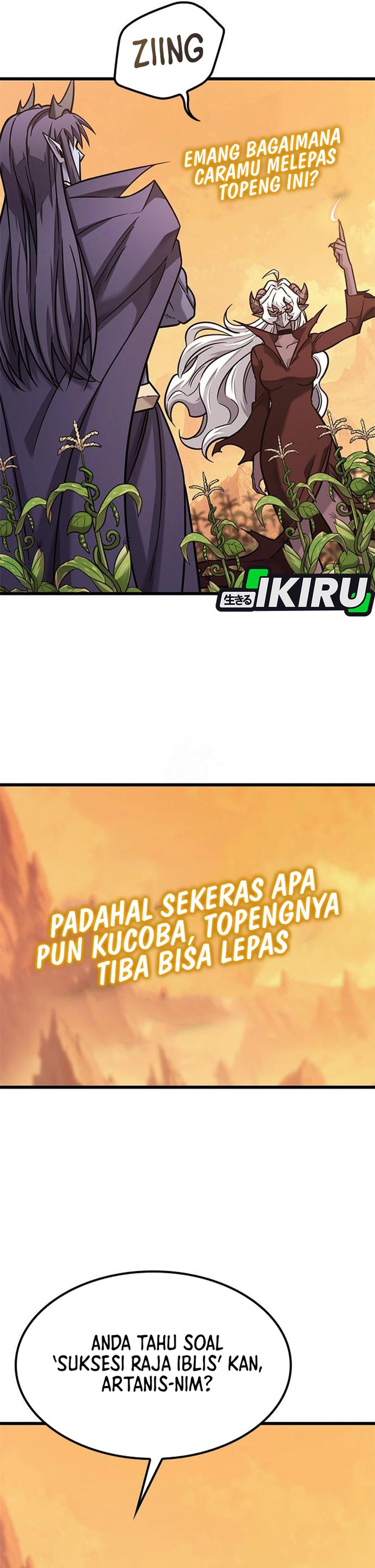 What A Bountiful Harvest, Demon Lord! Chapter 45 Bahasa Indonesia