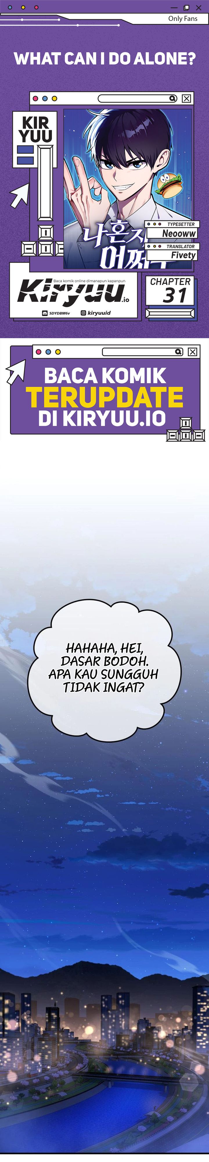 What Can I Do Alone Chapter 31 Bahasa Indonesia