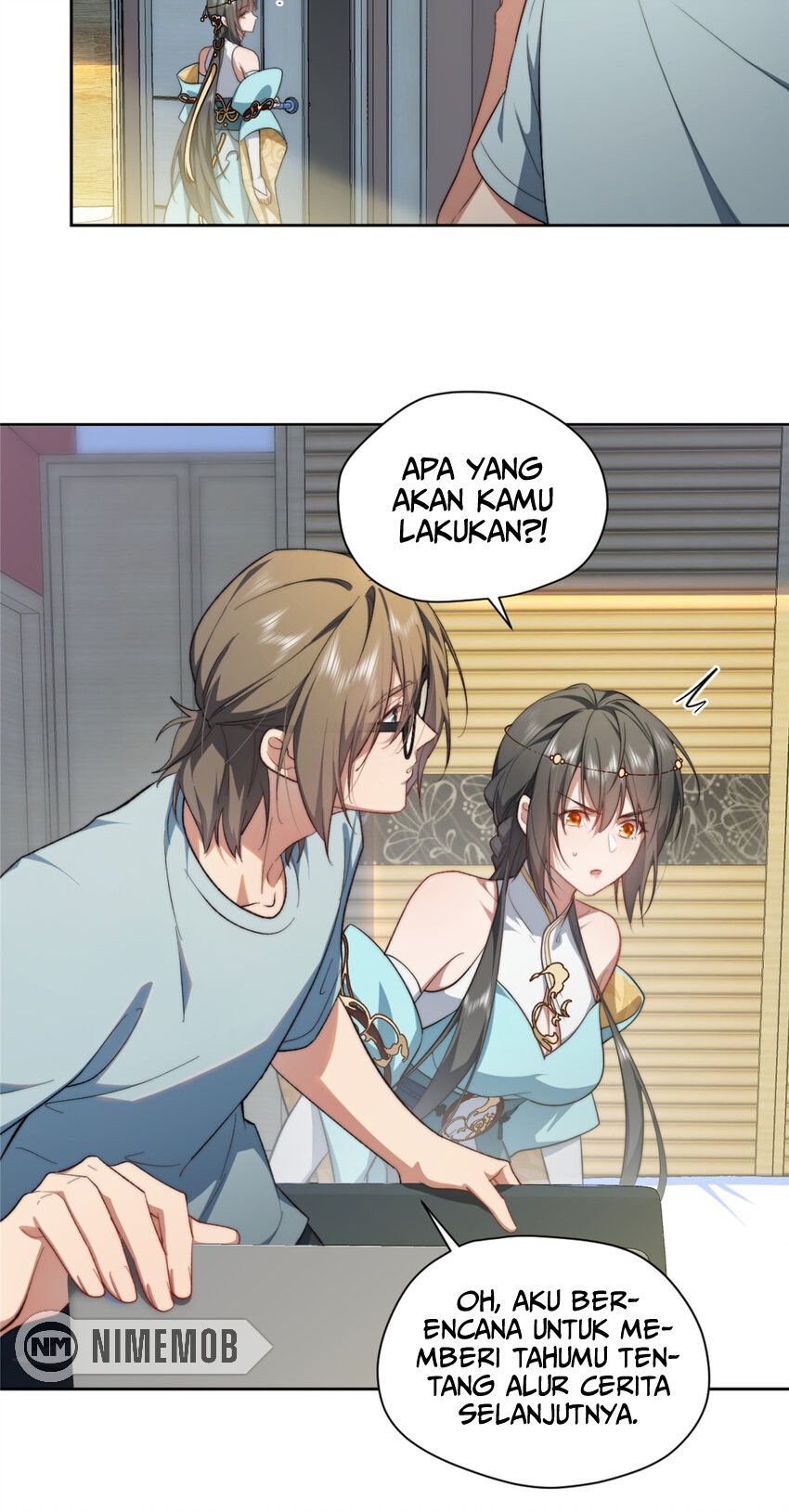 What Do You Do If the Heroine Escapes From Your Novel Chapter 07 Bahasa Indonesia
