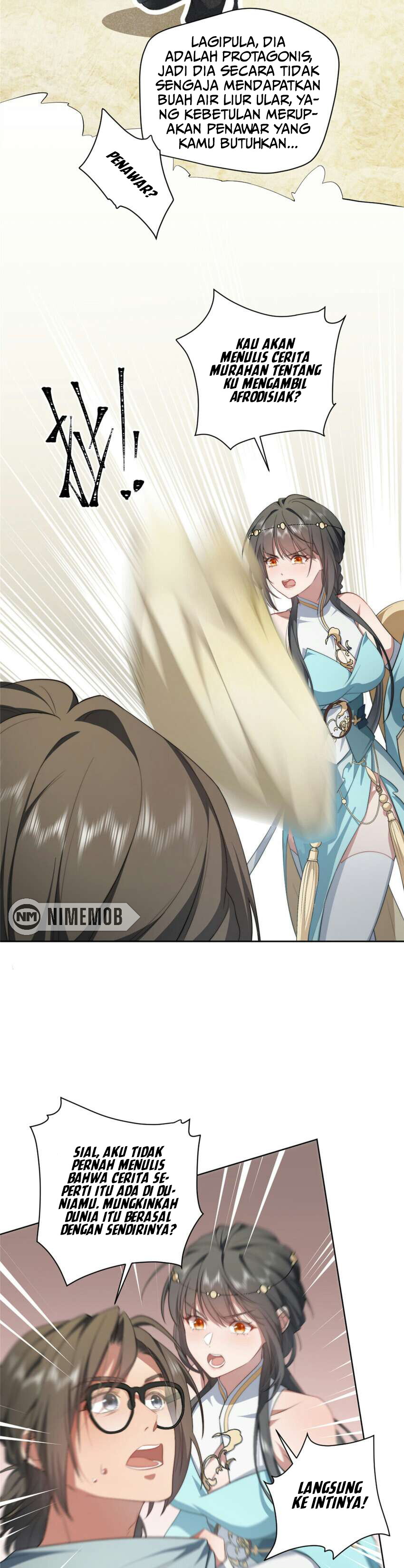 What Do You Do If the Heroine Escapes From Your Novel Chapter 07 Bahasa Indonesia