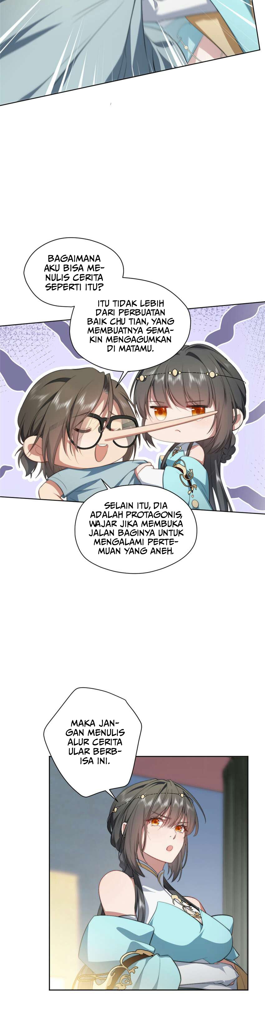 What Do You Do If the Heroine Escapes From Your Novel Chapter 07 Bahasa Indonesia