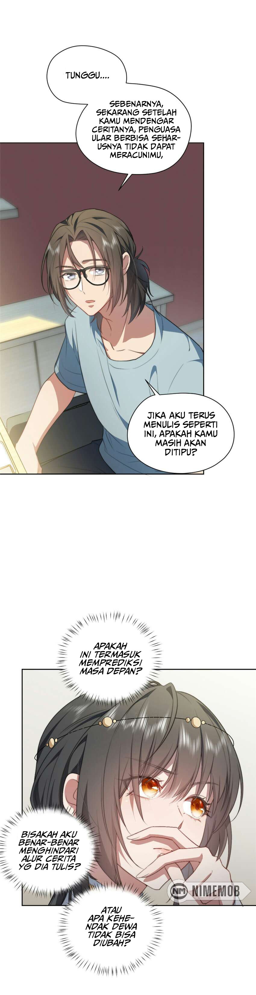 What Do You Do If the Heroine Escapes From Your Novel Chapter 07 Bahasa Indonesia