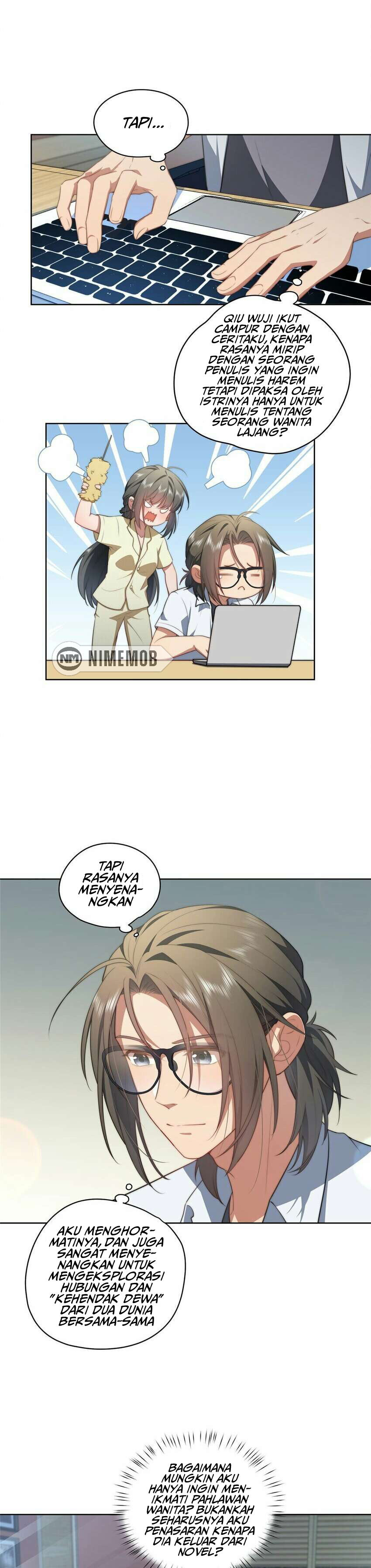 What Do You Do If the Heroine Escapes From Your Novel Chapter 15 Bahasa Indonesia