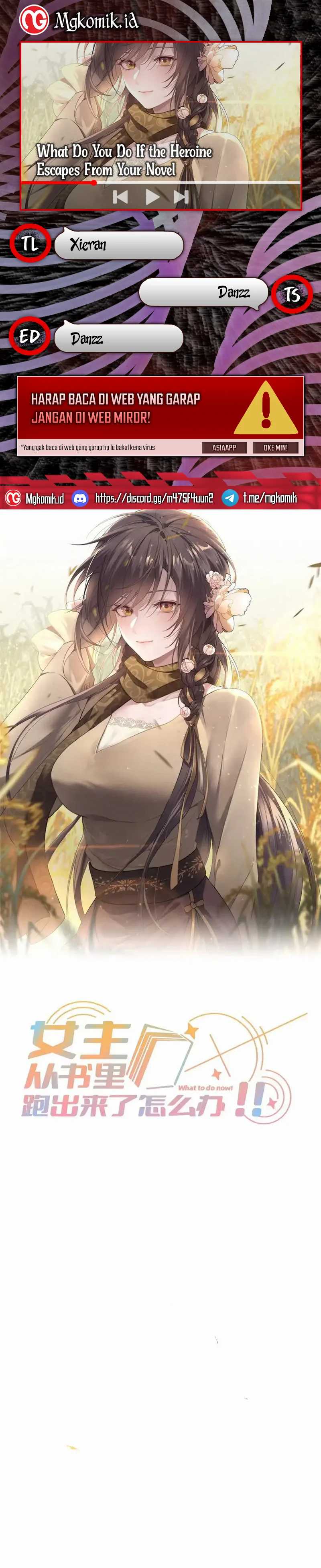 What Do You Do If the Heroine Escapes From Your Novel Chapter 48 Bahasa Indonesia
