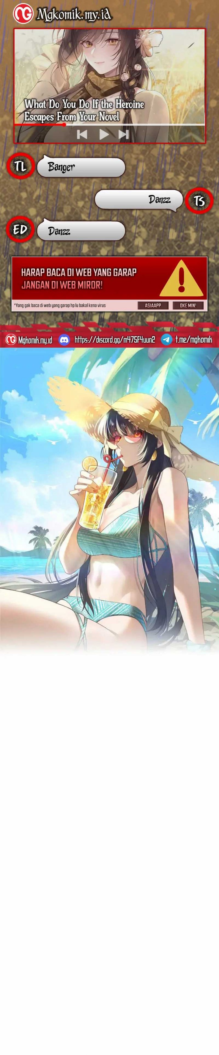 What Do You Do If the Heroine Escapes From Your Novel Chapter 85 Bahasa Indonesia