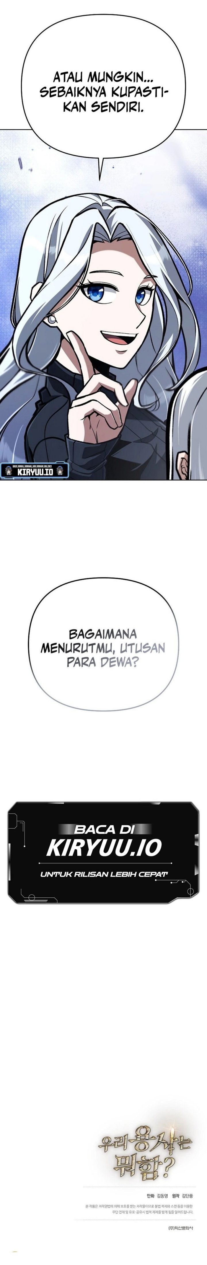 What’s Our Hero Doing? Chapter 43 Bahasa Indonesia