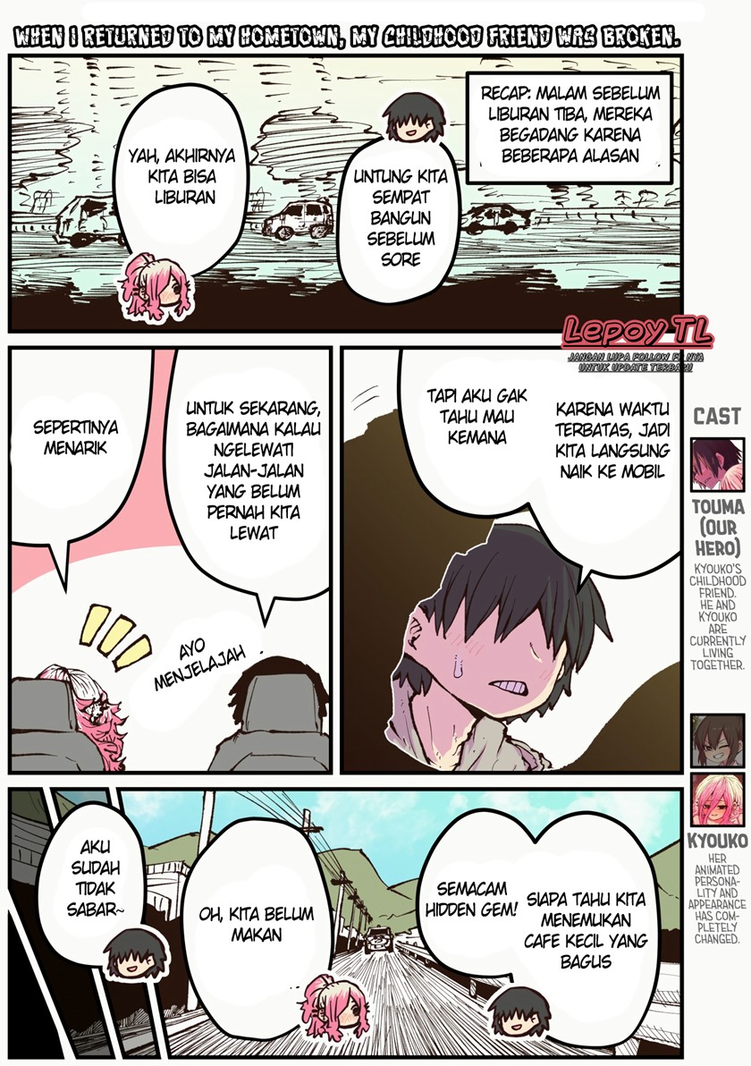 When I Returned to My Hometown, My Childhood Friend was Broken chapter 35