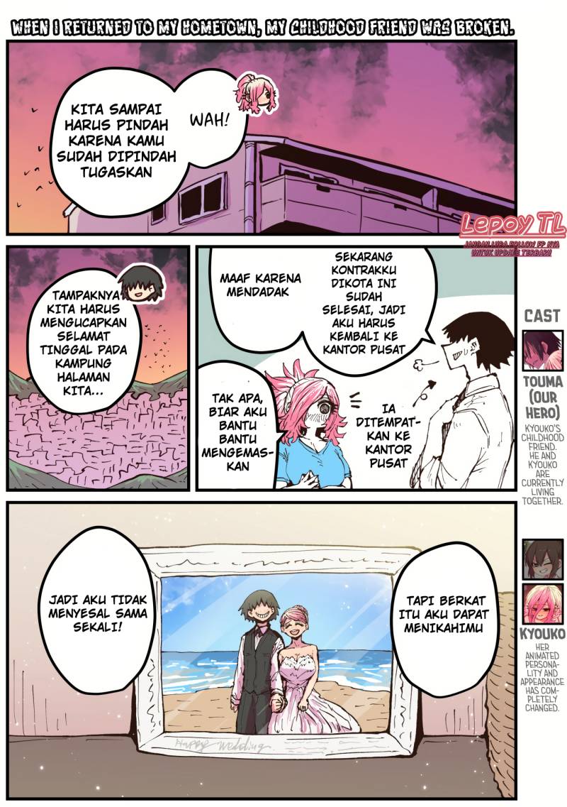 When I Returned to My Hometown, My Childhood Friend was Broken chapter 43