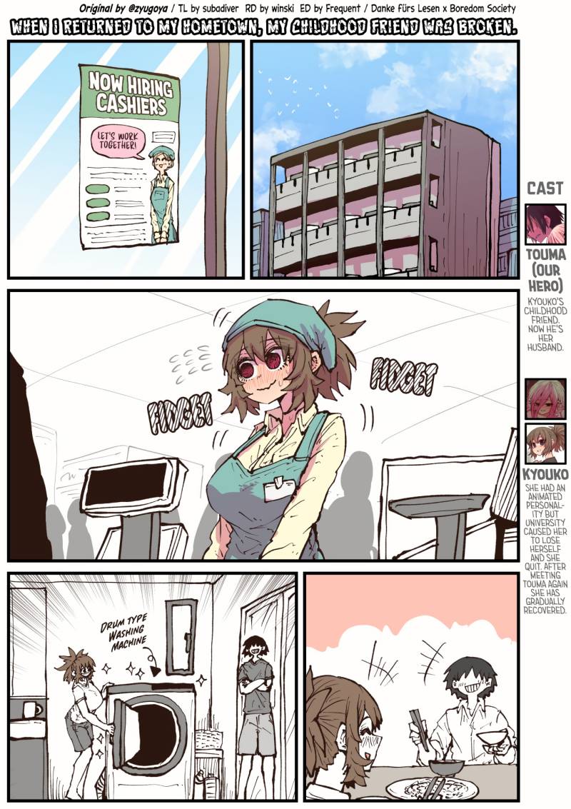 When I Returned to My Hometown, My Childhood Friend was Broken chapter 44