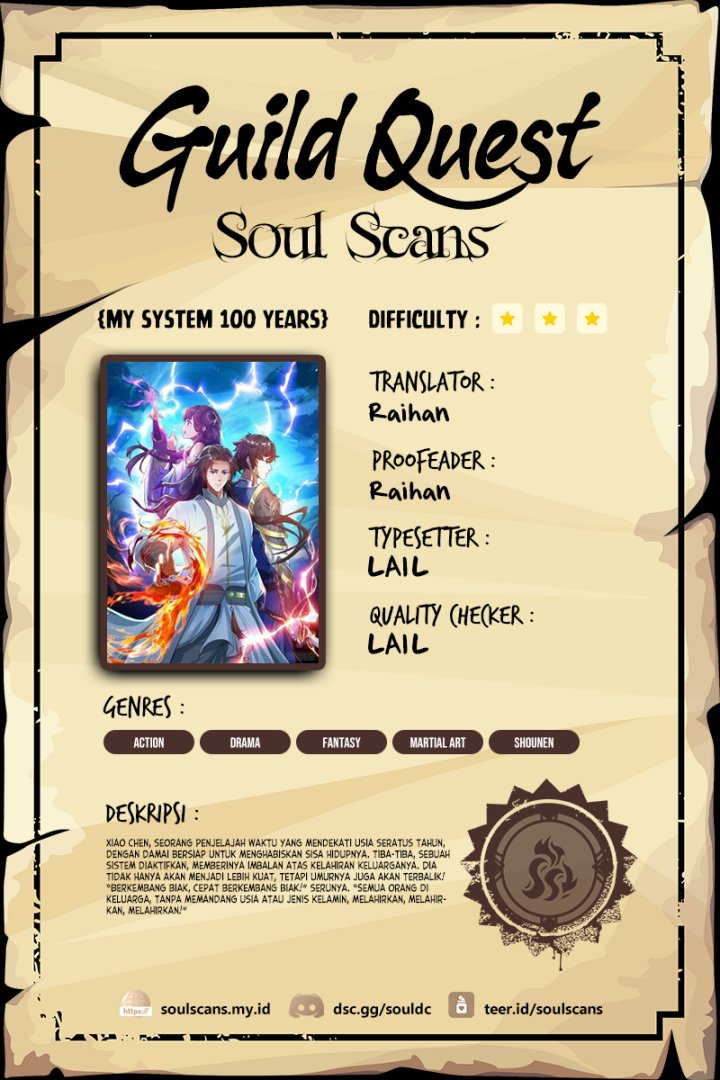 When The System Opens After The Age Of 100, All Grandchildren Kneel Upon The Mountains! Chapter 03 Bahasa Indonesia