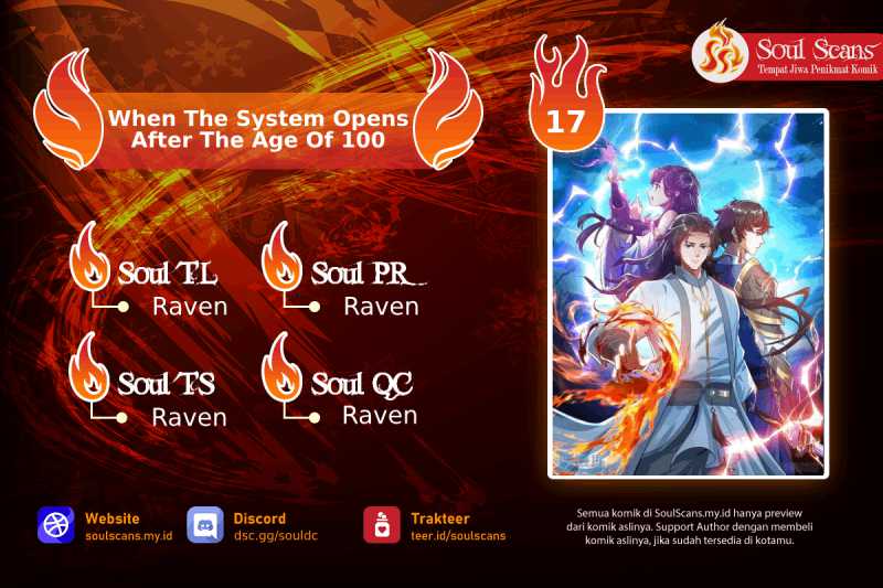 When The System Opens After The Age Of 100, All Grandchildren Kneel Upon The Mountains! Chapter 17 Bahasa Indonesia