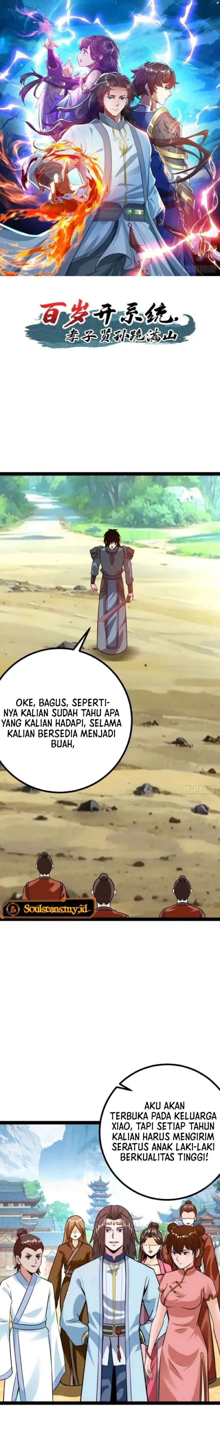 When The System Opens After The Age Of 100, All Grandchildren Kneel Upon The Mountains! Chapter 52 Bahasa Indonesia