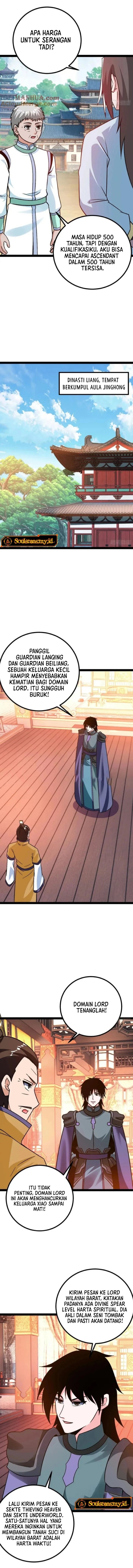 When The System Opens After The Age Of 100, All Grandchildren Kneel Upon The Mountains! Chapter 52 Bahasa Indonesia