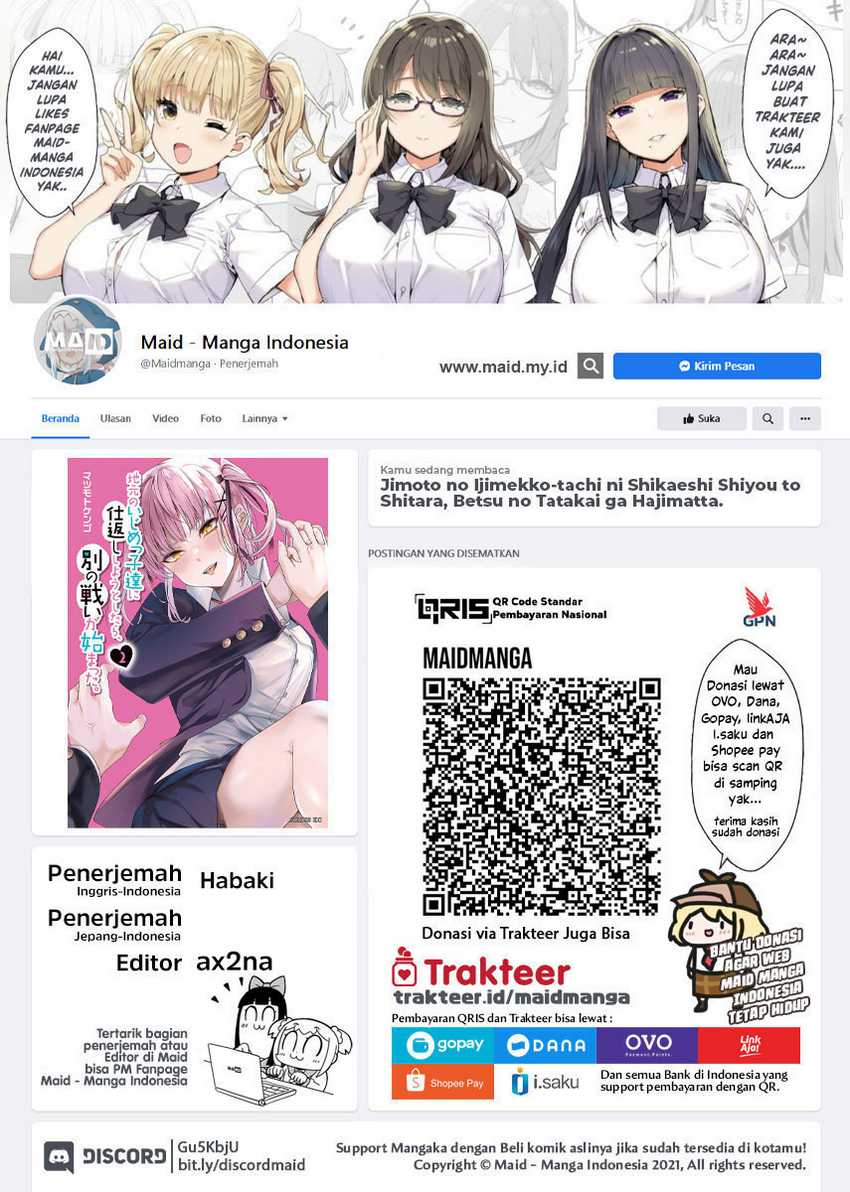 When Trying To Get Back At The Hometown Bullies, Another Battle Began (Jimoto no Ijimekko-tachi) Chapter 21 Bahasa Indonesia