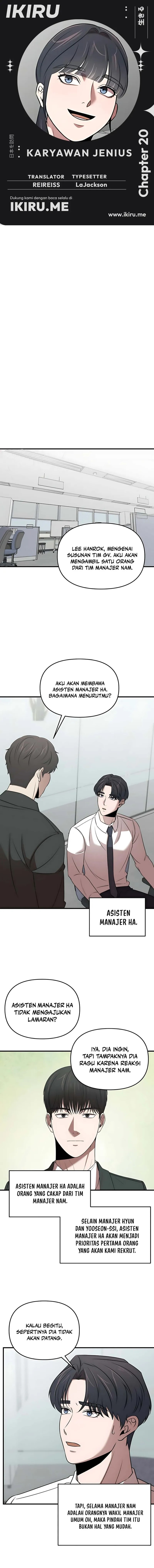 When a Genius Office Worker Goes Too Far Chapter 20 Bahasa Indonesia