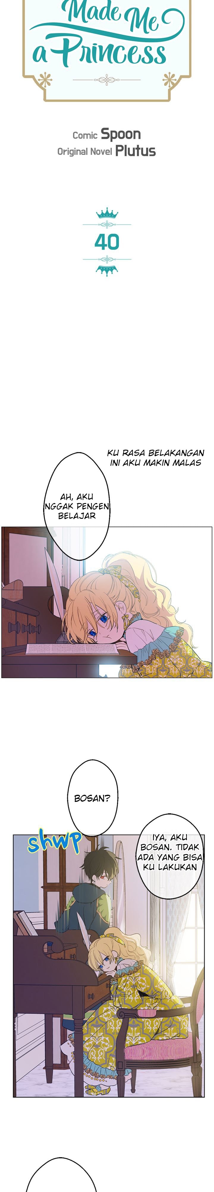 Who Made Me a Princess Chapter 40 Bahasa Indonesia