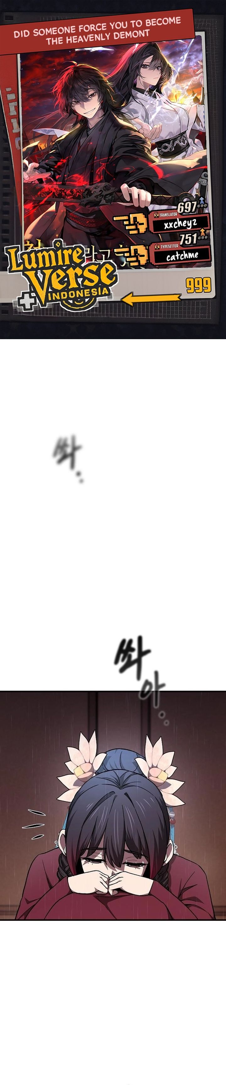 Who’s threatening you with a knife to make you a Heavenly Demon? Chapter 13 Bahasa Indonesia