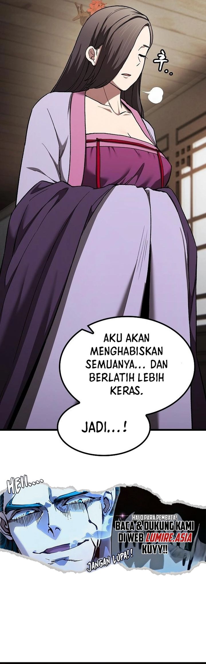 Who’s threatening you with a knife to make you a Heavenly Demon? Chapter 13 Bahasa Indonesia