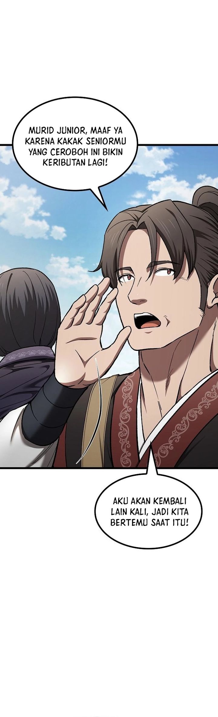 Who’s threatening you with a knife to make you a Heavenly Demon? Chapter 14 Bahasa Indonesia