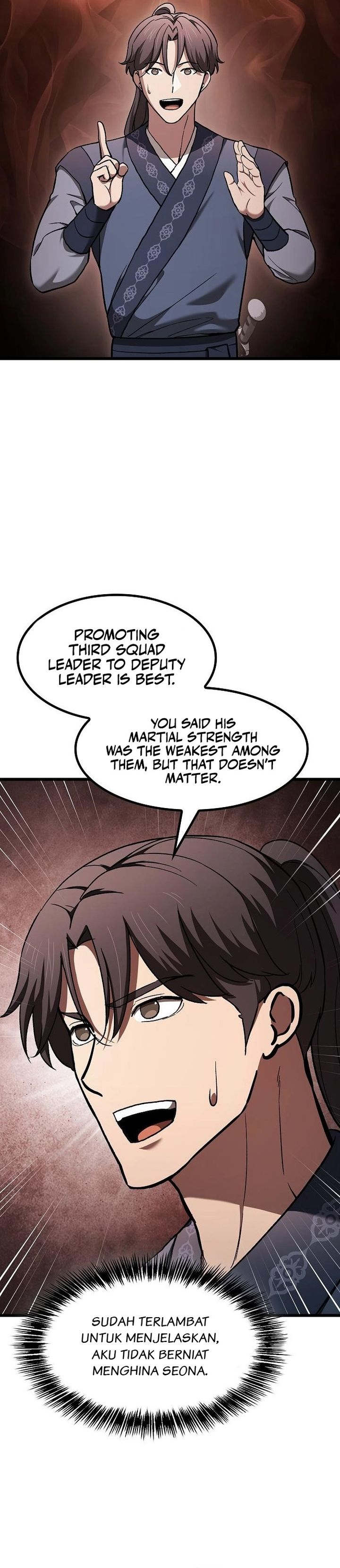 Who’s threatening you with a knife to make you a Heavenly Demon? Chapter 14 Bahasa Indonesia