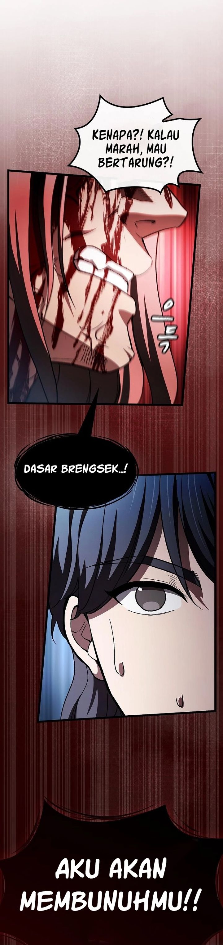 Who’s threatening you with a knife to make you a Heavenly Demon? Chapter 14 Bahasa Indonesia