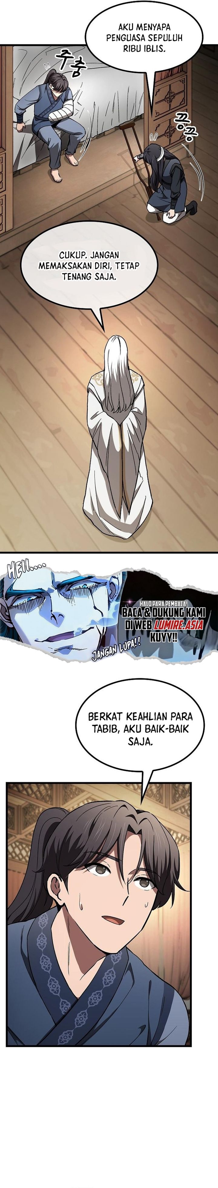 Who’s threatening you with a knife to make you a Heavenly Demon? Chapter 15 Bahasa Indonesia