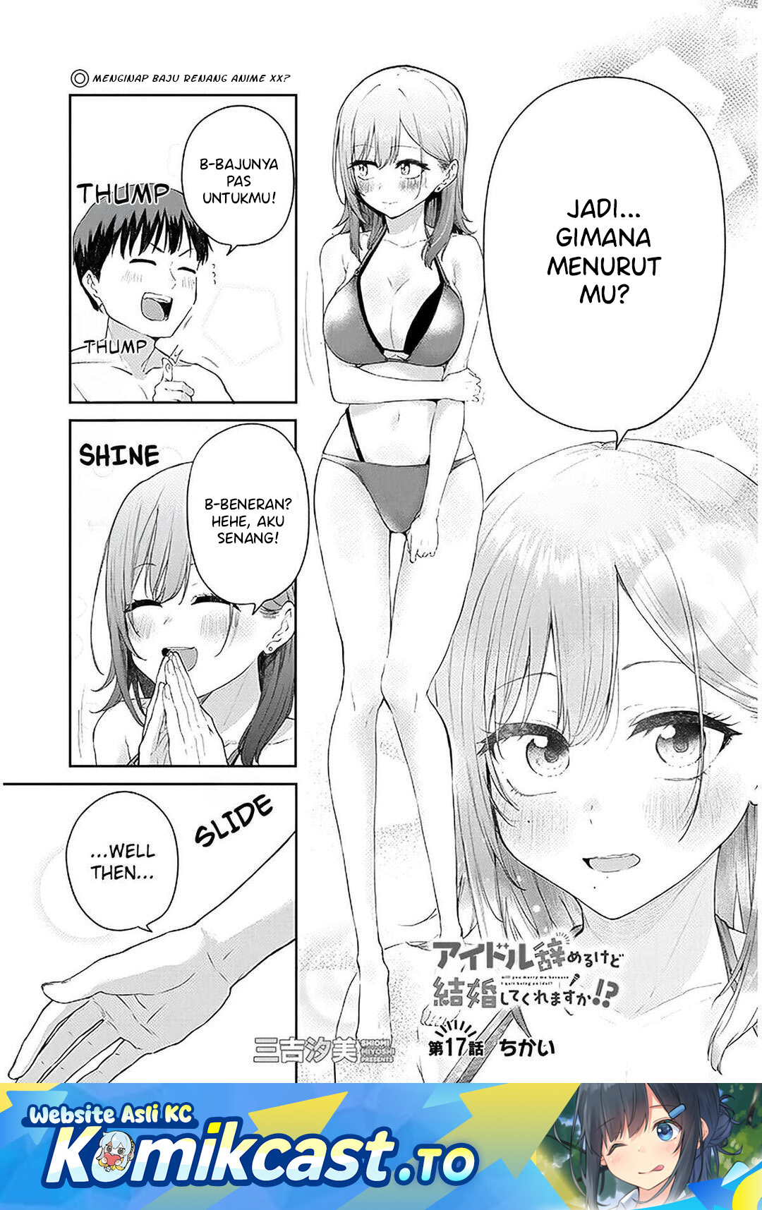 Will You Marry Me If I Quit Being an Idol?! Chapter 17 Bahasa Indonesia
