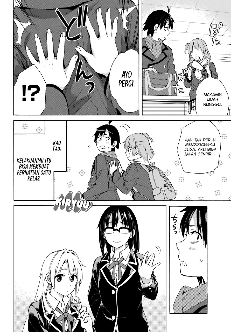 Yahari Ore no Seishun Love Comedy wa Machigatteiru.: Monologue chapter 64