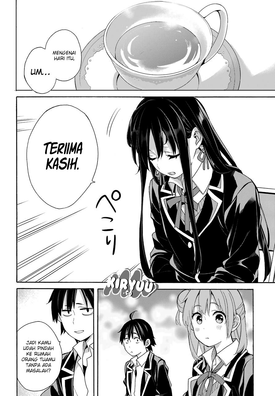 Yahari Ore no Seishun Love Comedy wa Machigatteiru.: Monologue chapter 64