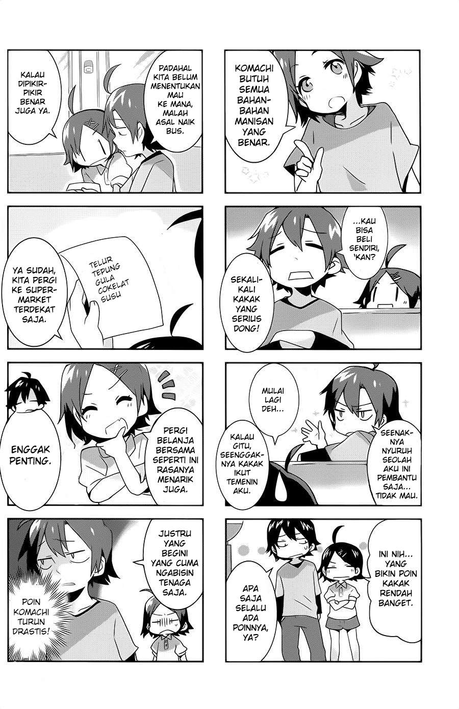 Yahari 4-koma demo Ore no Seishun Love Comedy wa Machigatteiru. chapter 3