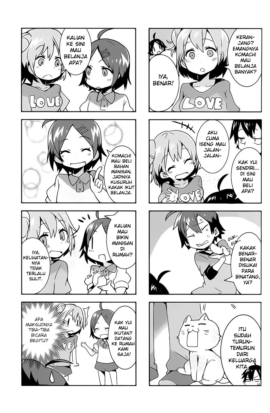 Yahari 4-koma demo Ore no Seishun Love Comedy wa Machigatteiru. chapter 3
