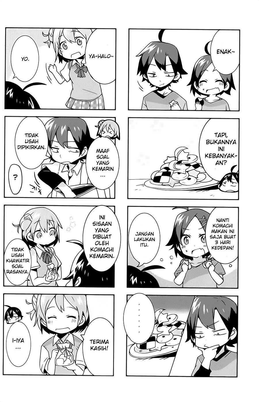 Yahari 4-koma demo Ore no Seishun Love Comedy wa Machigatteiru. chapter 3