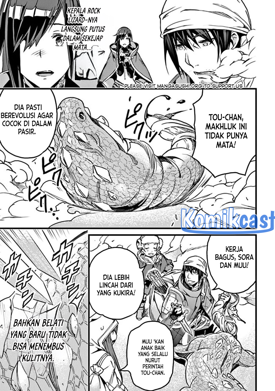 Yakudatazu Skill ni Jinsei o Sosogikomi 25-nen, Imasara Saikyou no Boukentan Midori Kashi no Akira Chapter 34 Bahasa Indonesia