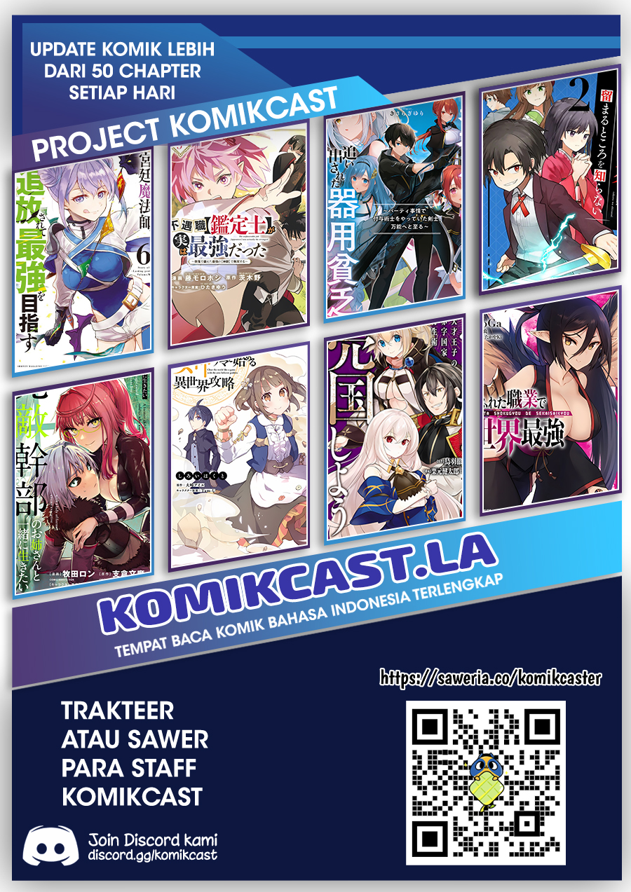 Yakudatazu Skill ni Jinsei o Sosogikomi 25-nen, Imasara Saikyou no Boukentan Midori Kashi no Akira Chapter 34 Bahasa Indonesia