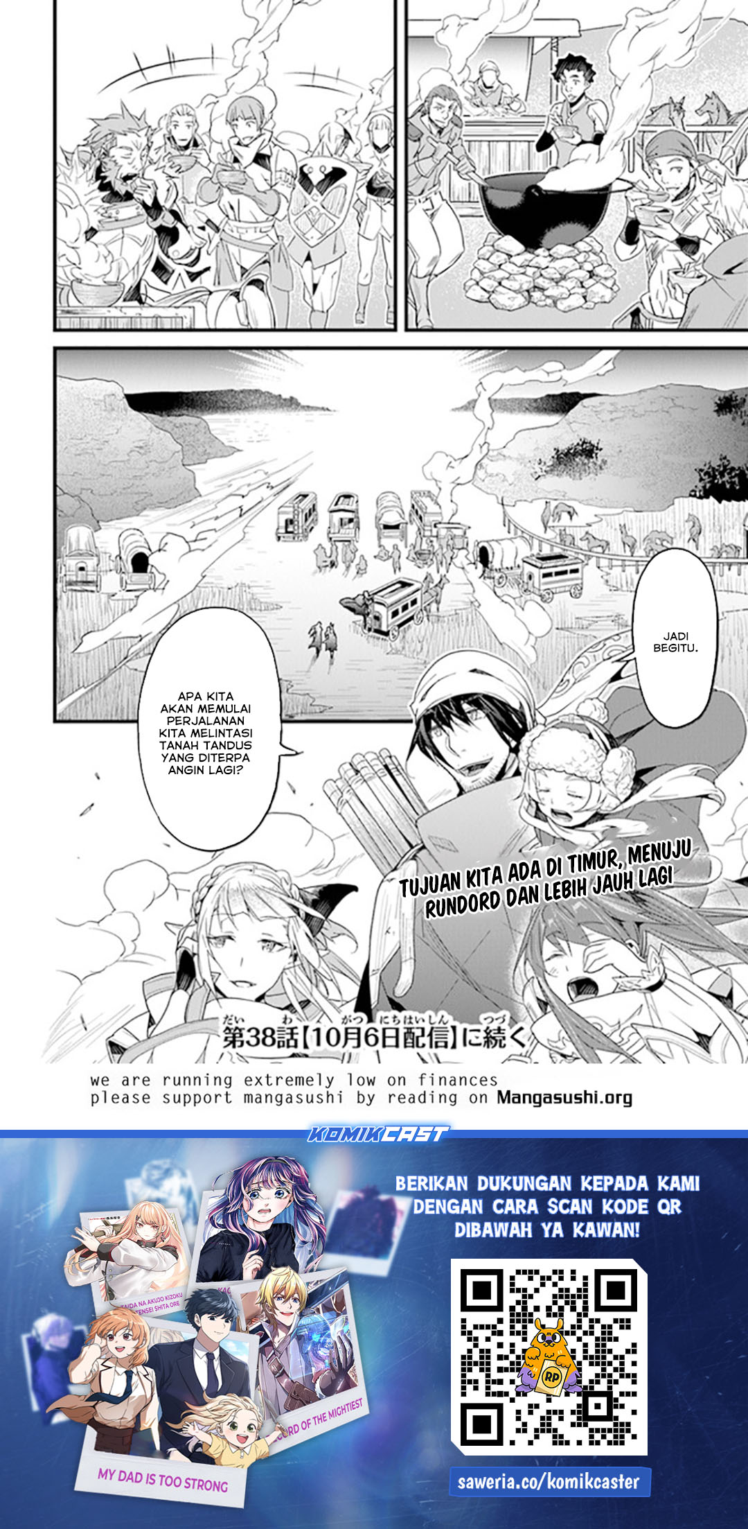 Yakudatazu Skill ni Jinsei o Sosogikomi 25-nen, Imasara Saikyou no Boukentan Midori Kashi no Akira Chapter 37 Bahasa Indonesia