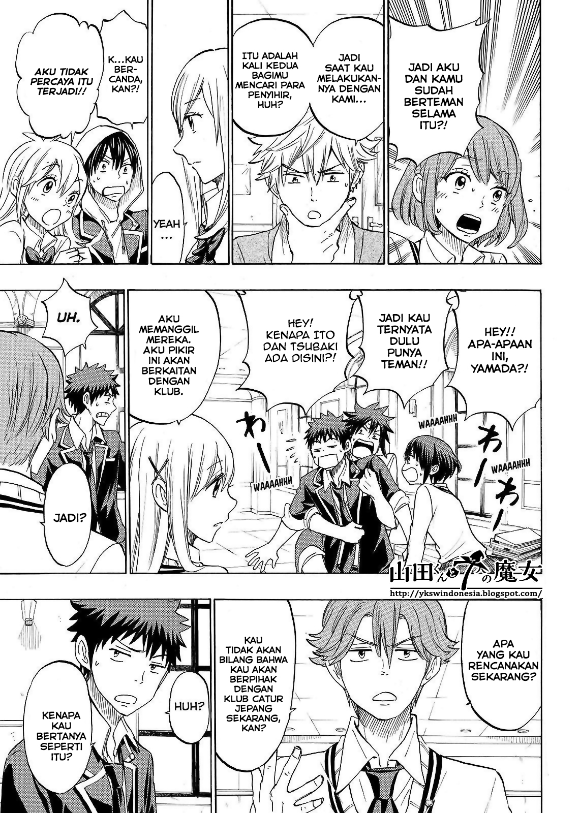 Yamada-kun to 7-nin no Majo chapter 163