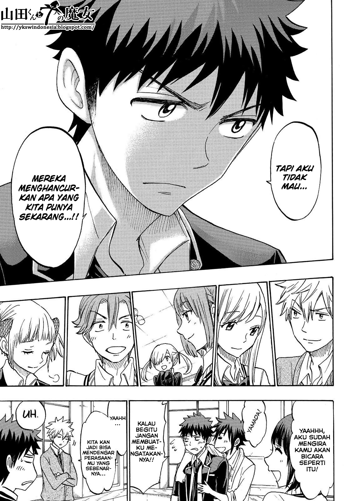 Yamada-kun to 7-nin no Majo chapter 163