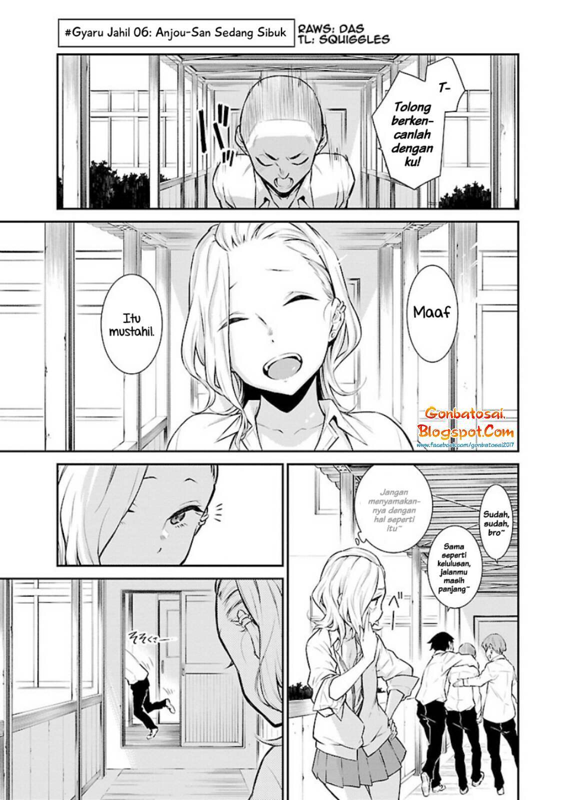Yancha Gal no Anjou-san Chapter 06 Bahasa Indonesia
